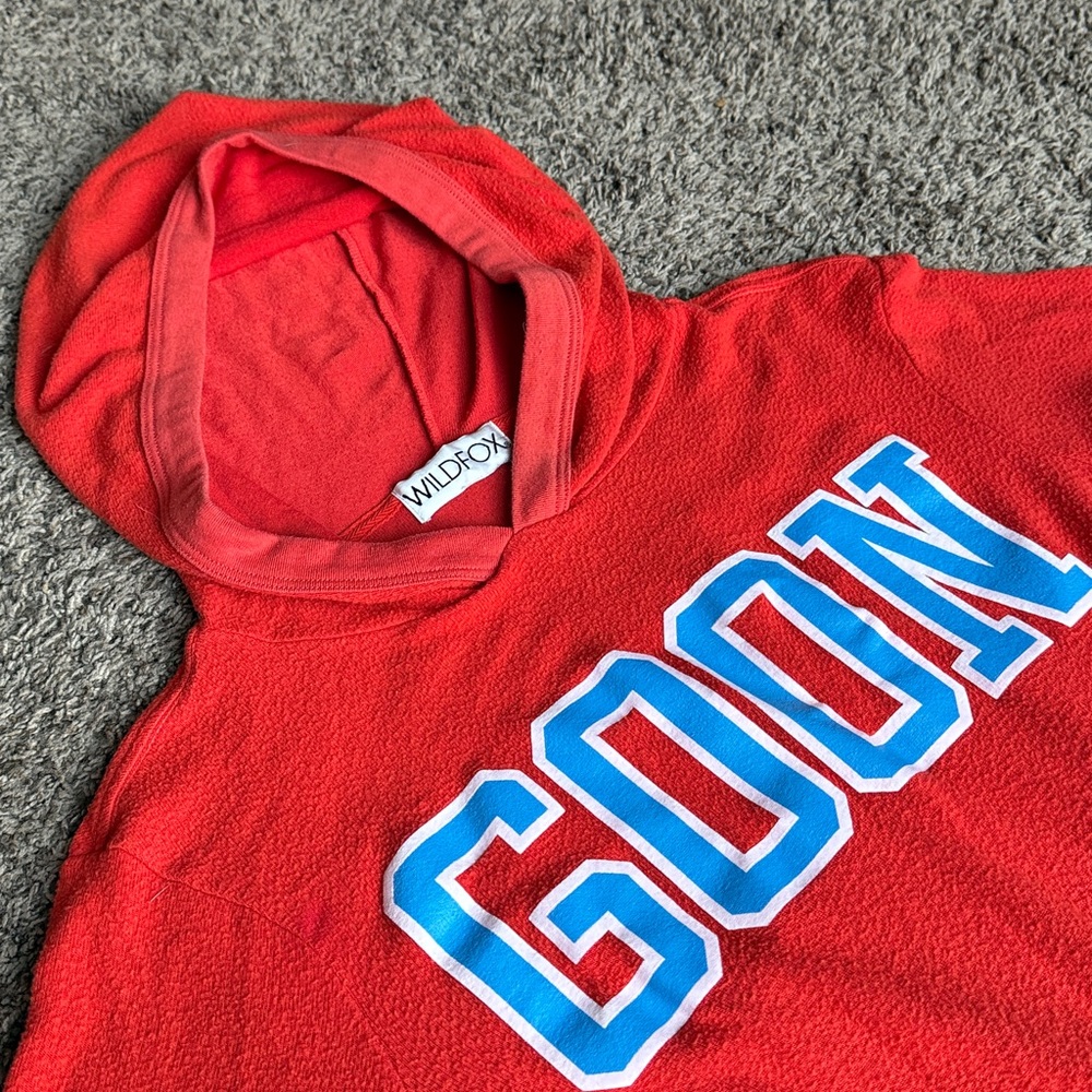 Wildfox women’s lightweight retro style “Goon” hoody, Sz. XS